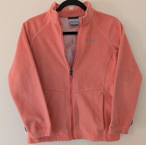 Columbia Coral Full Zip Fleece Jacket Omni Heat Youth size L (14/16) Women's XS